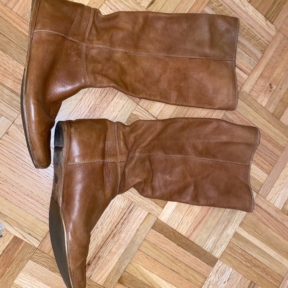 Prada Brown Leather Slouch Boots size 9.5 - Picture 7 of 16